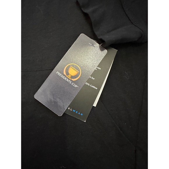 uas presidents cup golf‎ tournament 2022 black ling sleeve hoodie tee NWT large - Picture 3 of 11